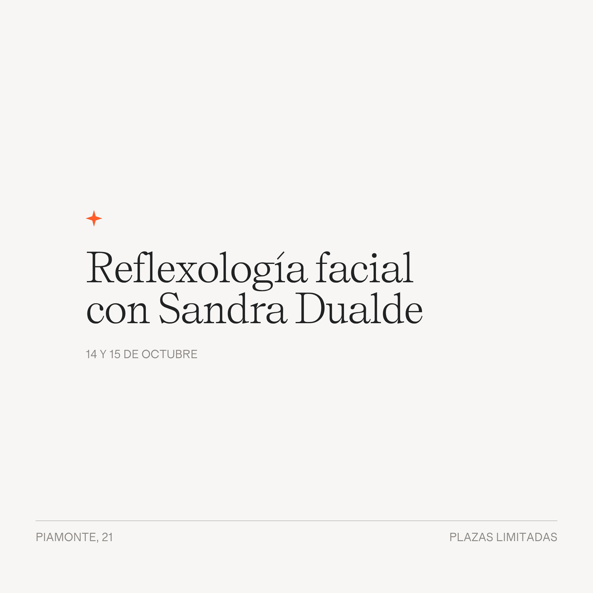 Reflexología Facial con Sandra Dualde - LACONICUM