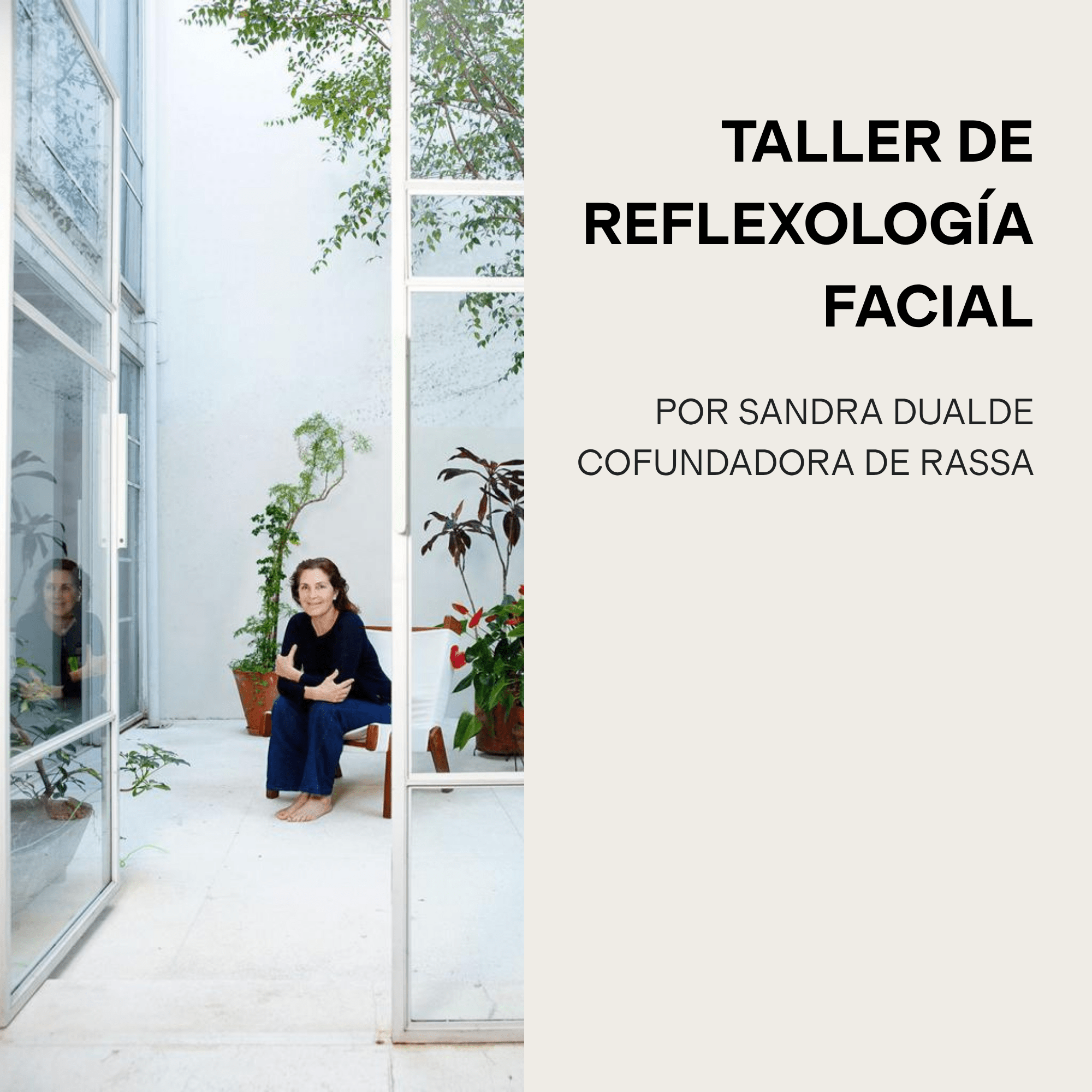 Taller Reflexología Facial con Sandra Dualde - LACONICUM