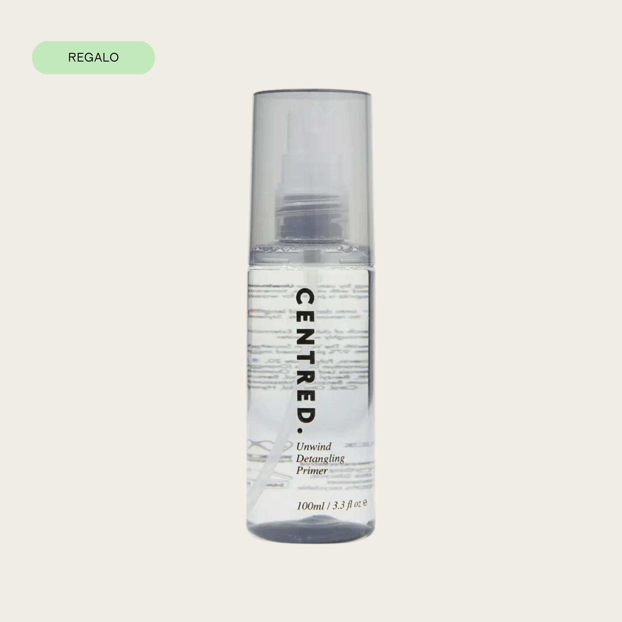 Regalo → Unwind-Detangling Primer (100ml, tamaño real)