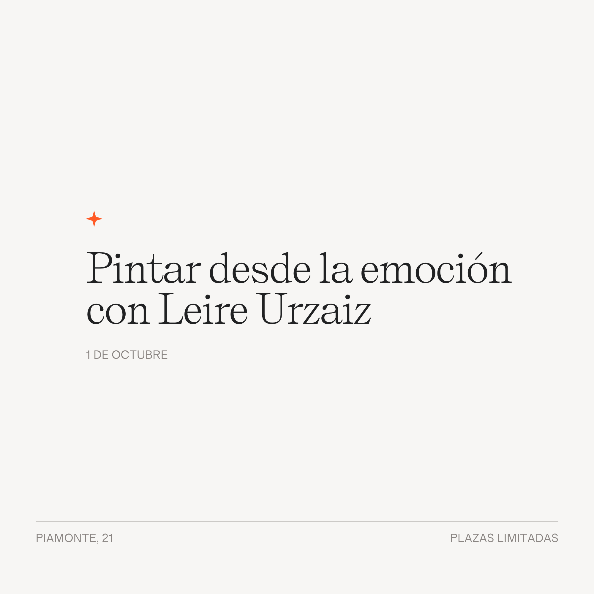 Pintar desde la emoción con Leire Urzaiz