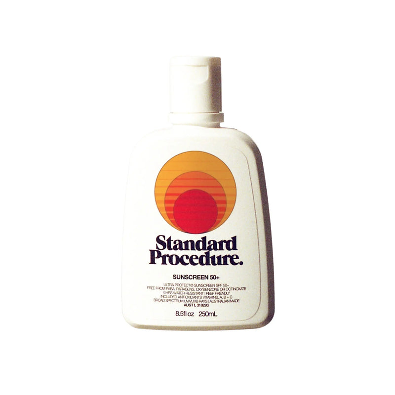 Sunscreen 50+ Standard Procedure