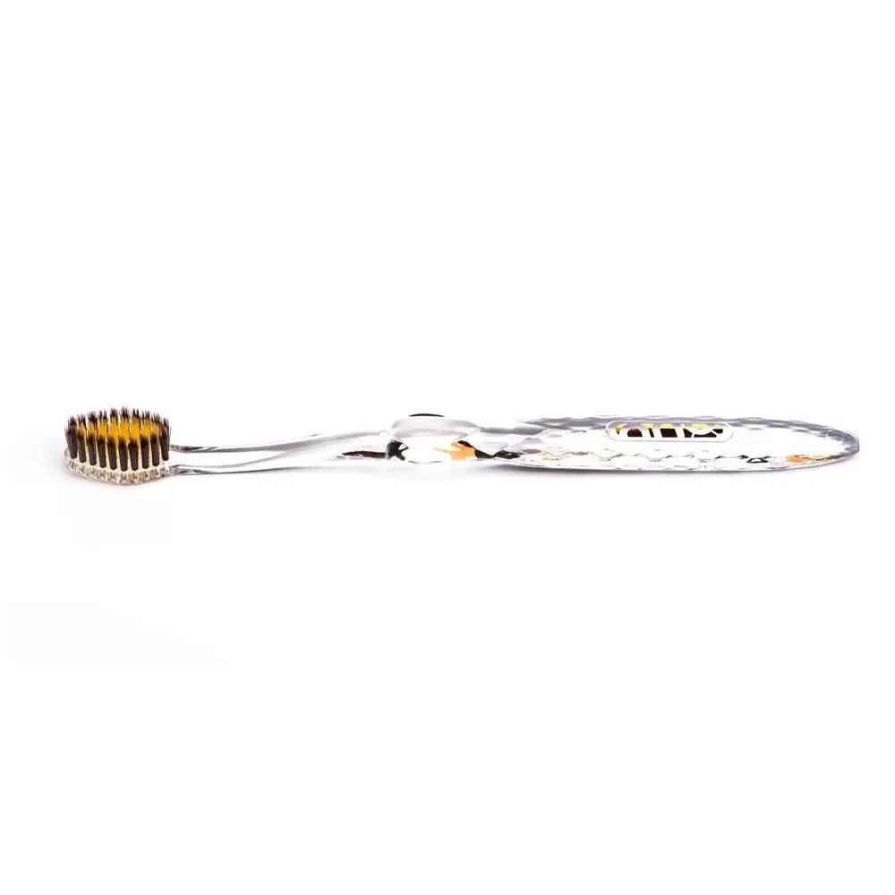 Charcoal & Gold Toothbrush - LACONICUM